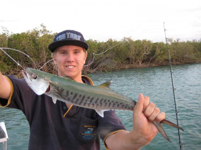 Jay is running hot at the moment, a creek caught spanish on a live small mullet
